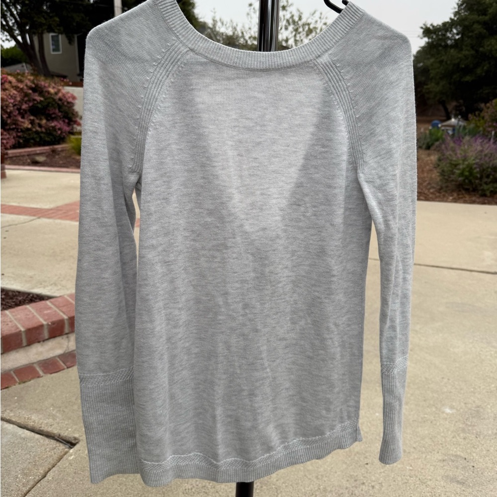 Lululemon sweater, open back